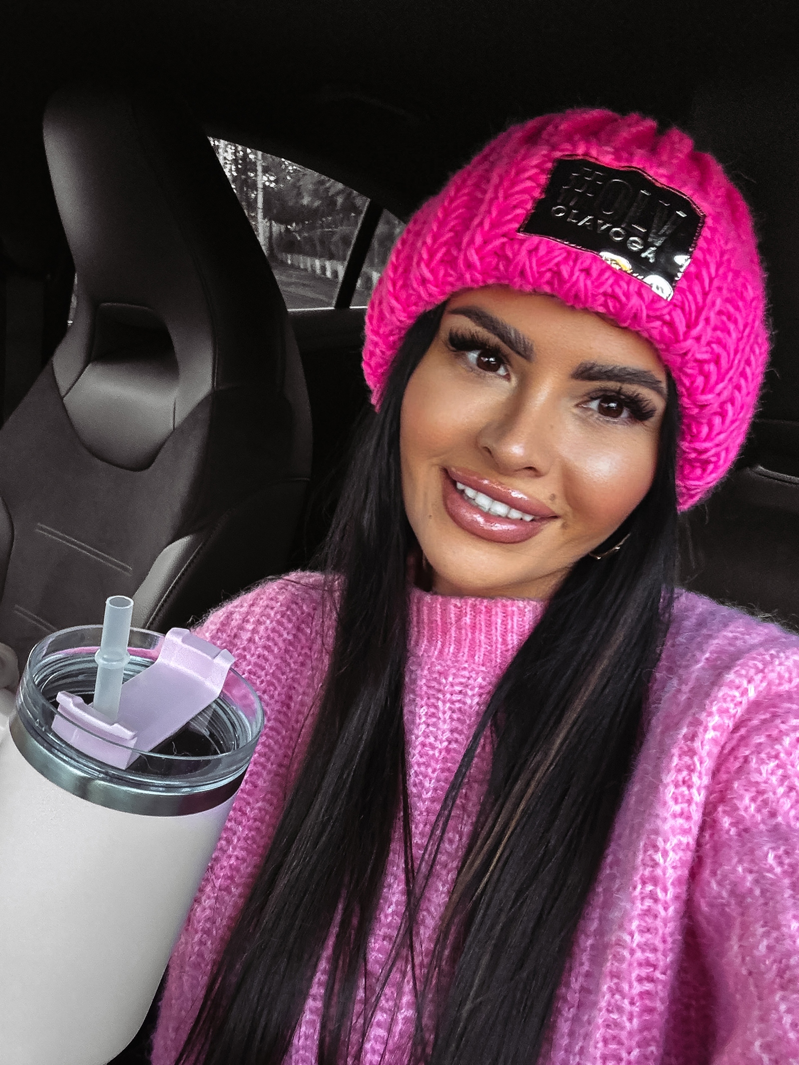 Czapka damska LILO OLAVOGA n.róż