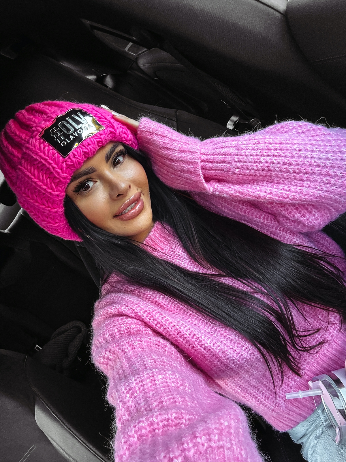 Czapka damska LILO OLAVOGA n.róż