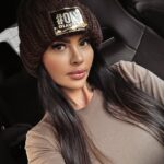 Czapka damska LILO OLAVOGA brązowa