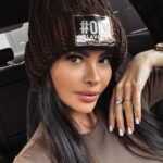 Czapka damska LILO OLAVOGA brązowa