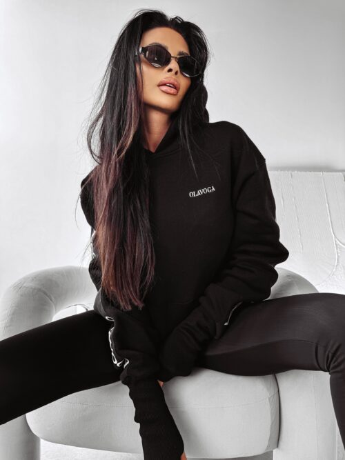 Bluza damska z kapturem CARRINE OLAVOGA czarna