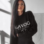 Sweter logowany STINE OLAVOGA czarny