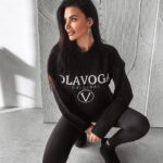 Sweter logowany STINE OLAVOGA czarny