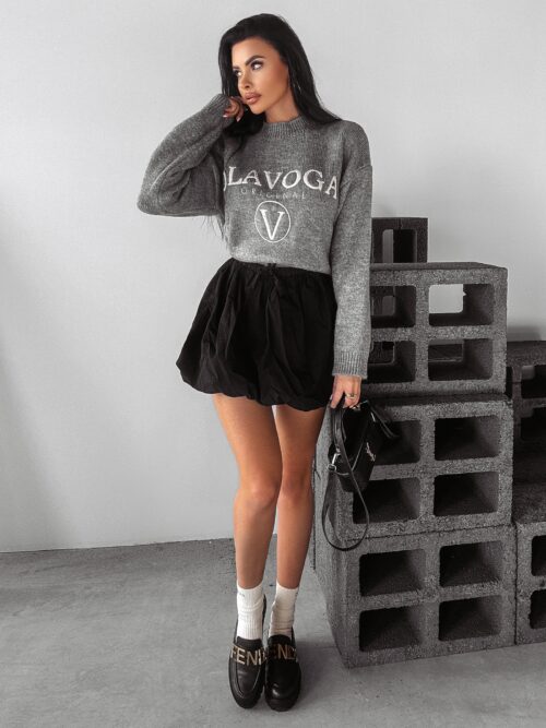 Sweter logowany STINE OLAVOGA szary