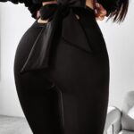 Legginsy modelujące REBOW OLAVOGA czarne