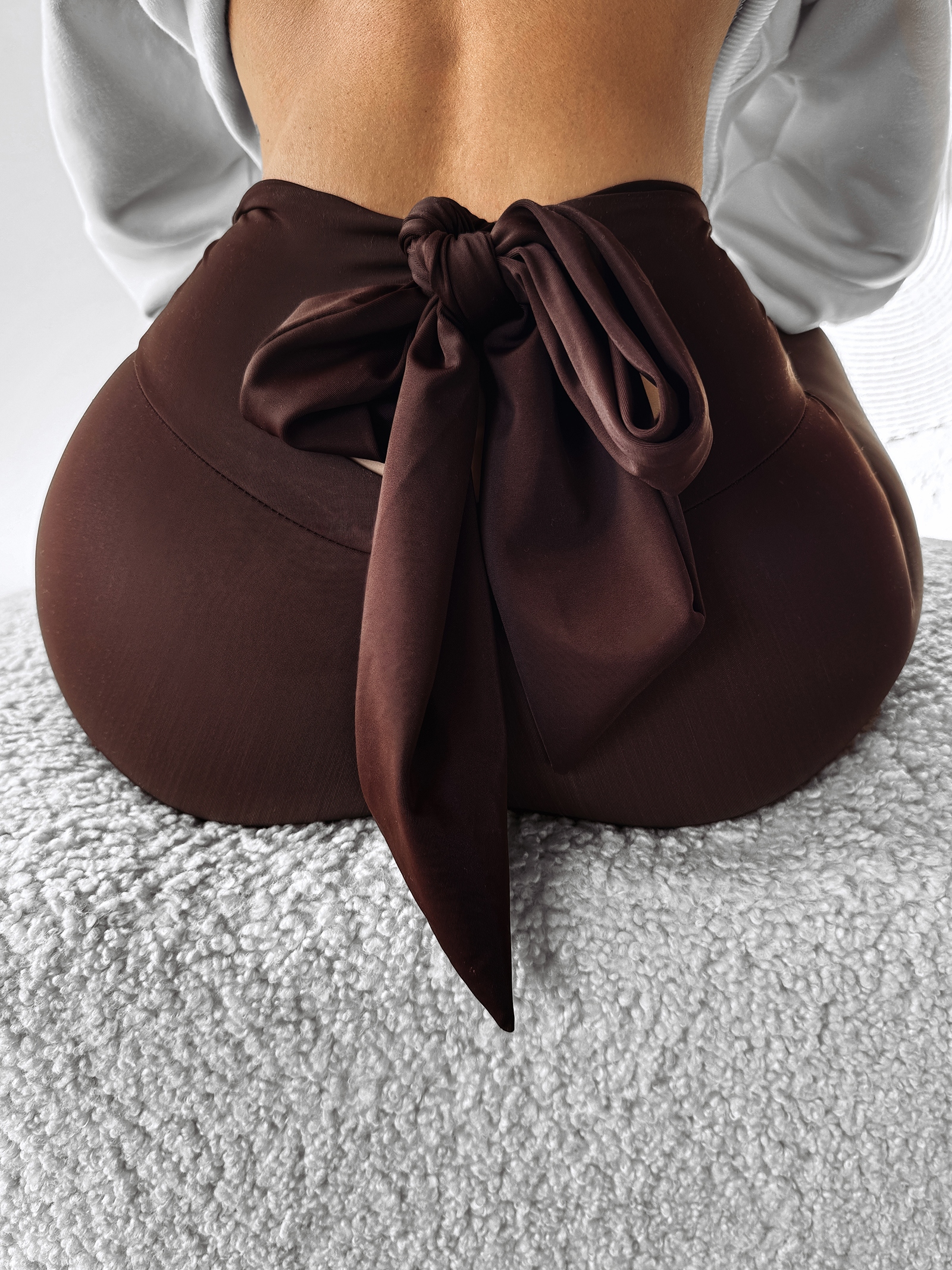 Legginsy modelujące REBOW OLAVOGA brązowe