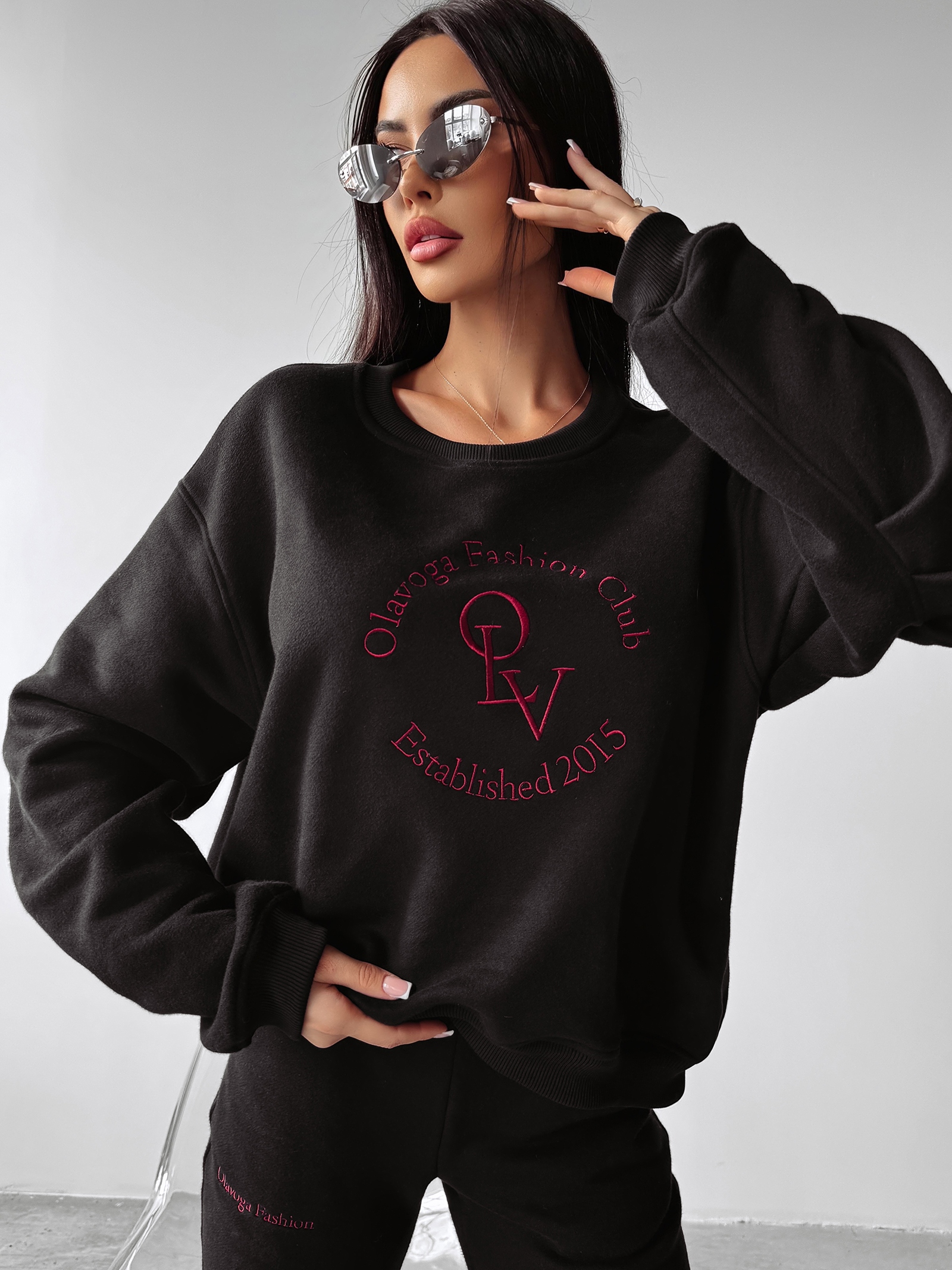 Dres damski DOWNTOWN OLAVOGA czarny Dres damski DOWNTOWN OLAVOGA czarny