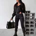 Komplet dresowy damski CALISTA OLAVOGA czarny