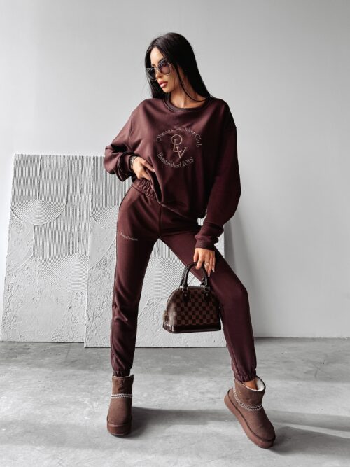 Dres damski DOWNTOWN OLAVOGA brązowy