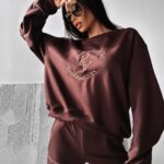 Dres damski DOWNTOWN OLAVOGA brązowy