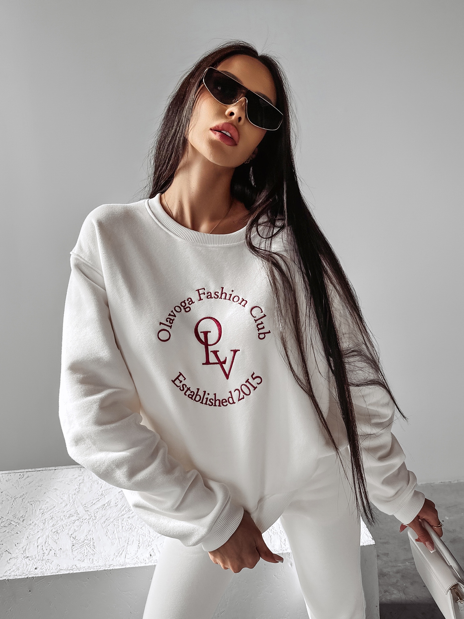 Dres damski DOWNTOWN OLAVOGA ecru