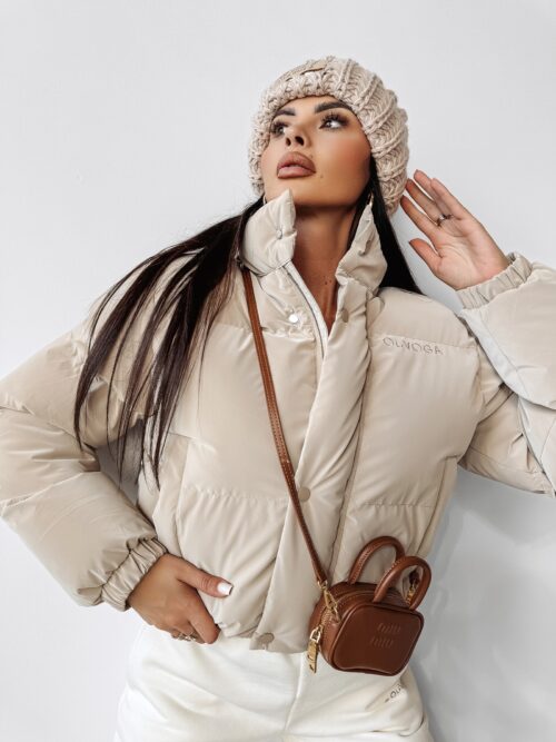 Kurtka pikowana CASCADA OLAVOGA beżowa