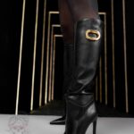 Kozaki eleganckie Madam Midu czarne