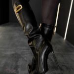 Kozaki eleganckie Madam Midu czarne