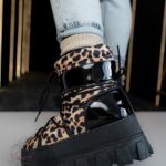 Śniegowce na grubej podeszwie Rock Mudores pantera