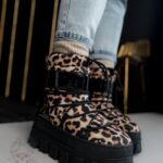 Śniegowce na grubej podeszwie Rock Mudores pantera