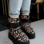 Śniegowce na grubej podeszwie Rock Mudores pantera