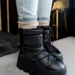 Śniegowce na grubej podeszwie Rock Mudores czarne