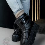 Śniegowce na grubej podeszwie Rock Mudores czarne