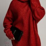 Sweter golf oversize Haat ceglany