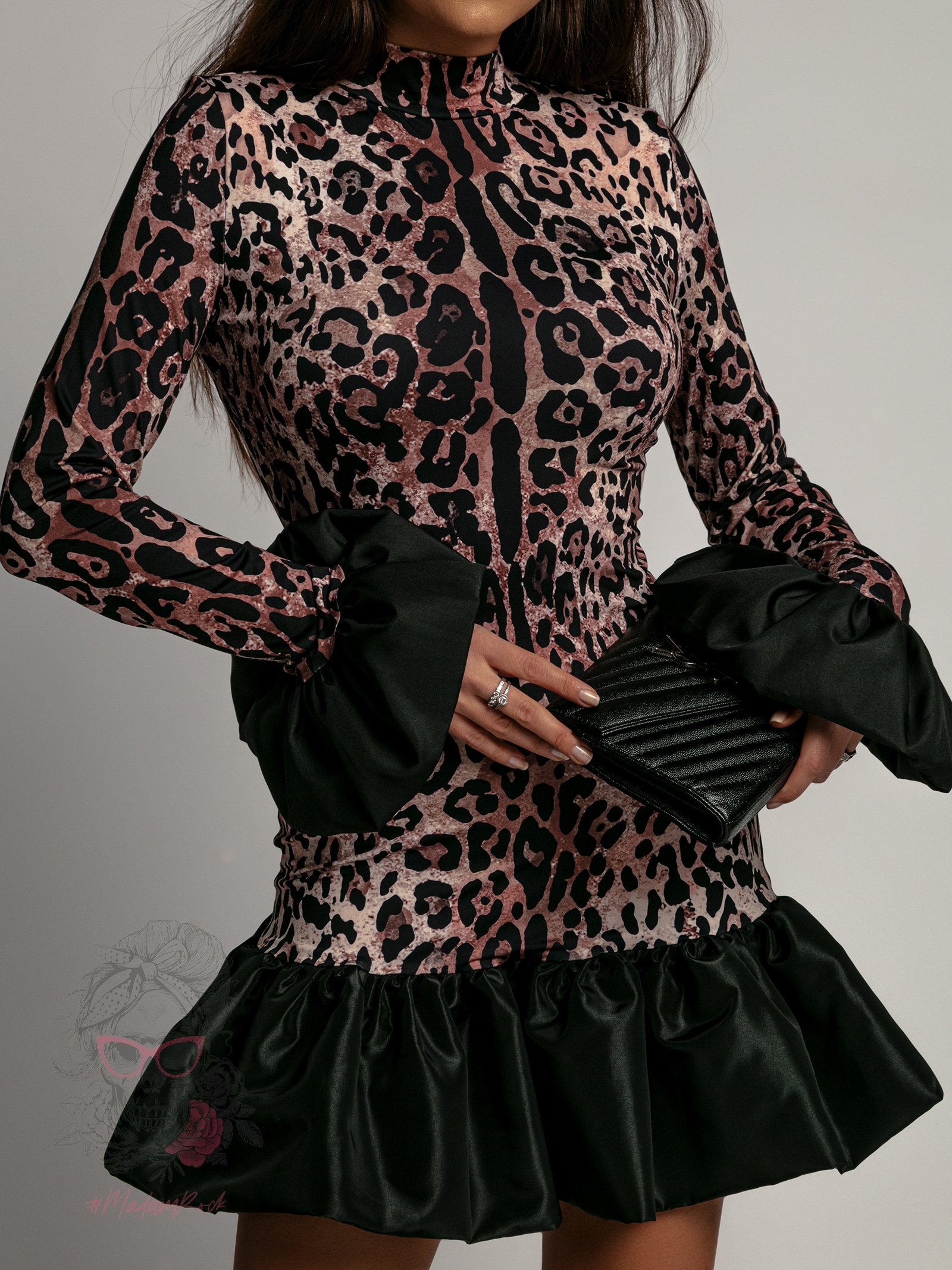 Sukienka elastyczna bombka NB Cops panterka Sukienka elastyczna bombka NB Cops panterka