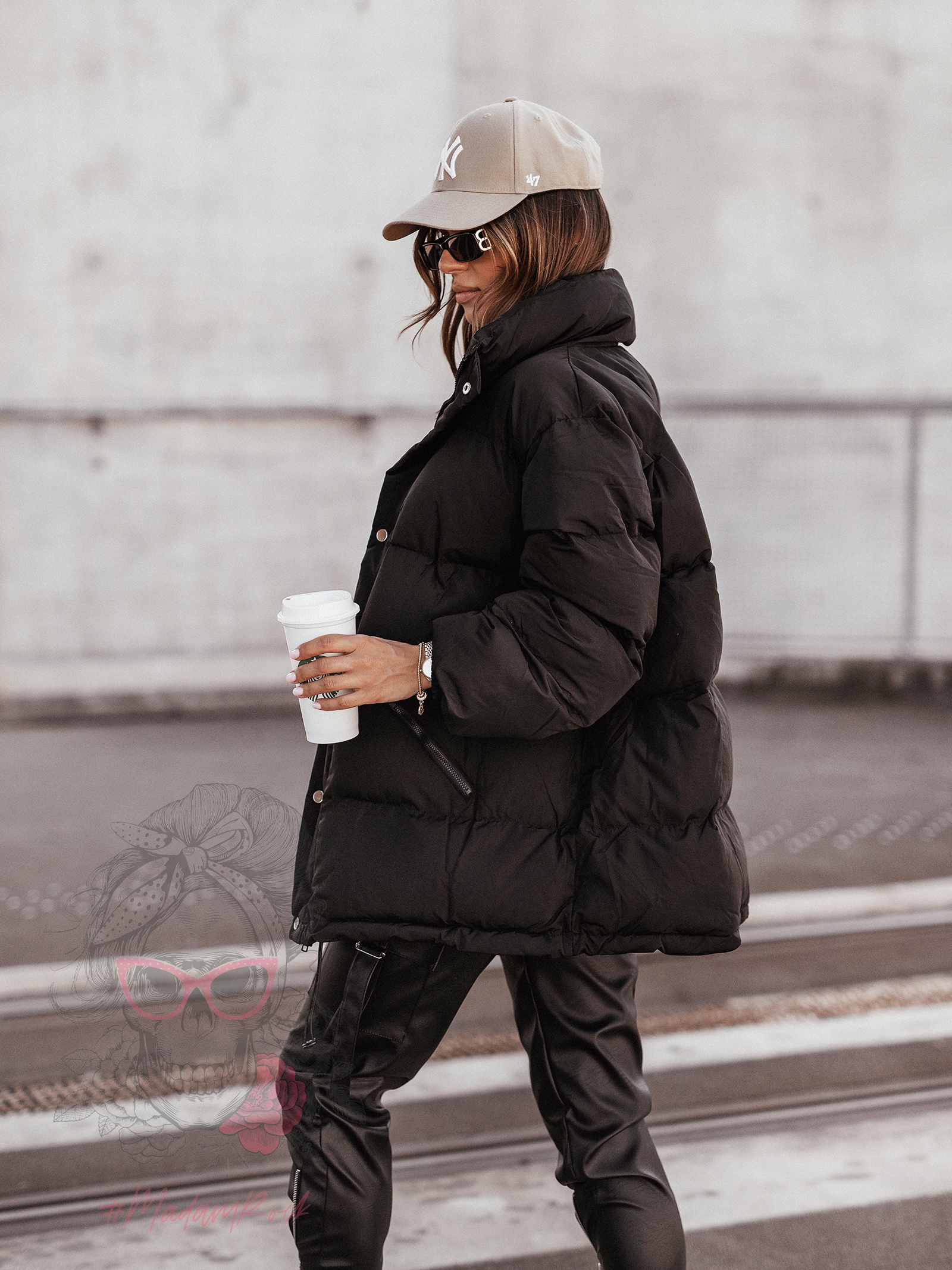 Kurtka puchowa Barbi czarna