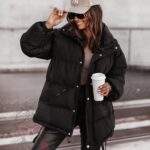 Kurtka puchowa Barbi czarna