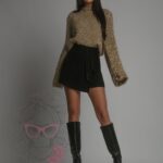 Sweter świąteczny Blisst złoty