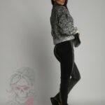 Spodnie jeansowe dopasowane Lays czarne