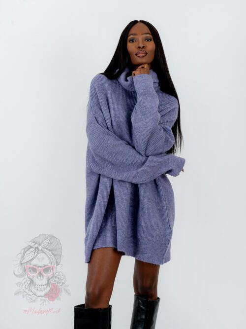 Sweter golf oversize Haat Lawendowy