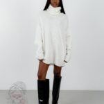 Sweter golf oversize Haat Biały