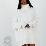 Sweter golf oversize Haat Biały