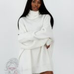 Sweter golf oversize Haat Biały