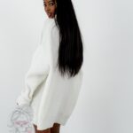 Sweter golf oversize Haat Biały