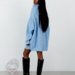 Sweter golf oversize Haat Smerfowy