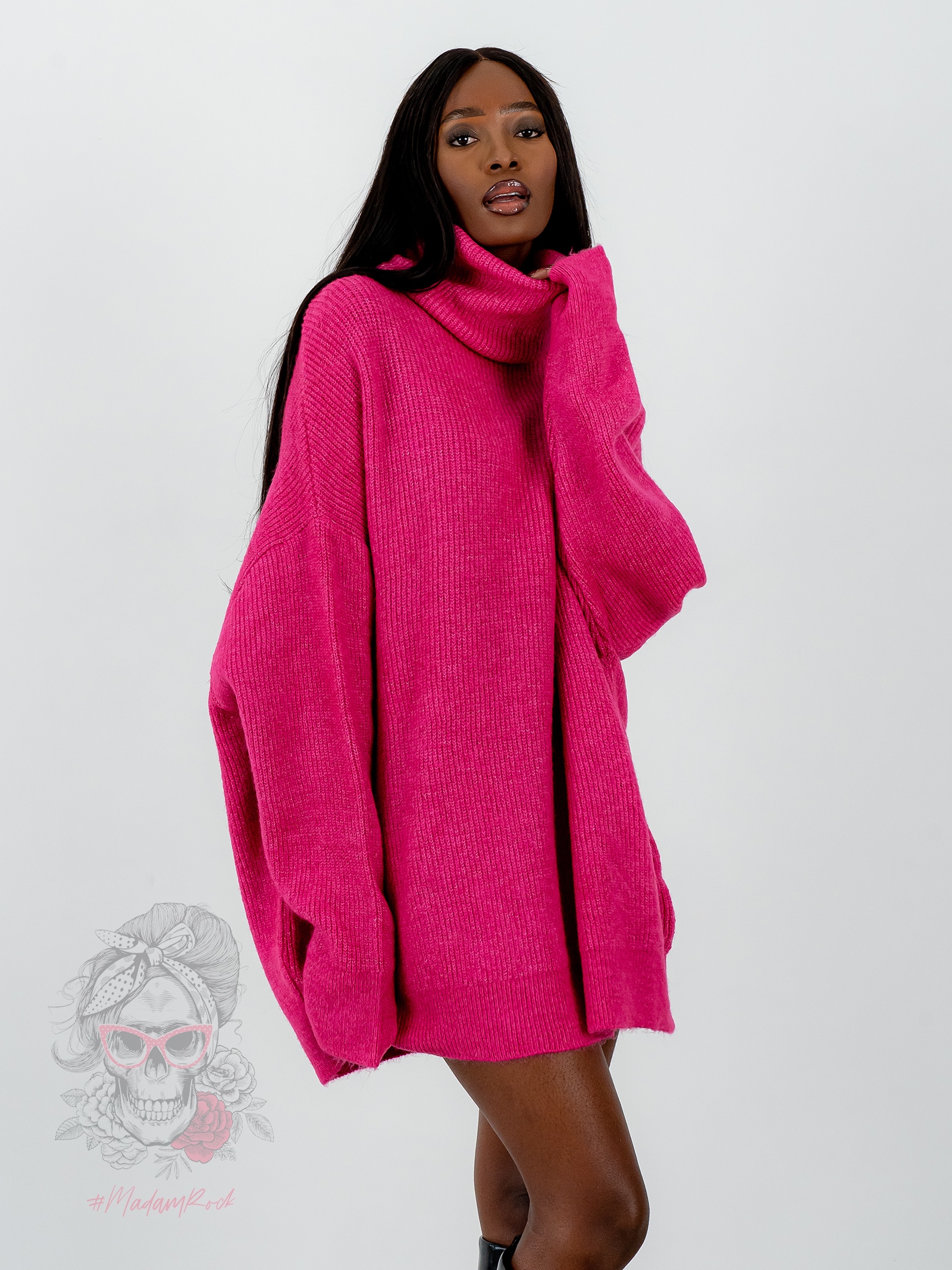 Sweter golf oversize Haat fuksja