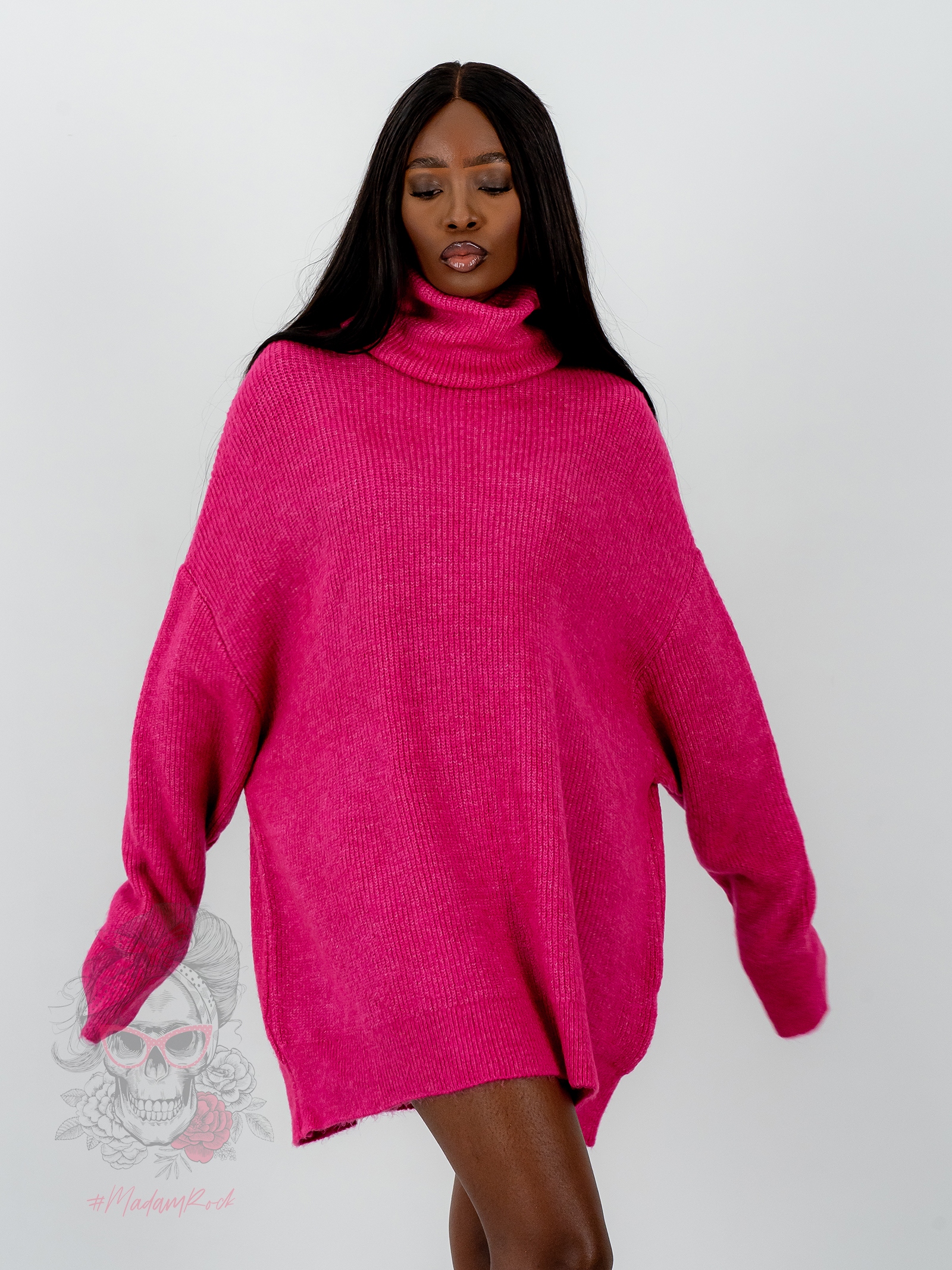 Sweter golf oversize Haat fuksja