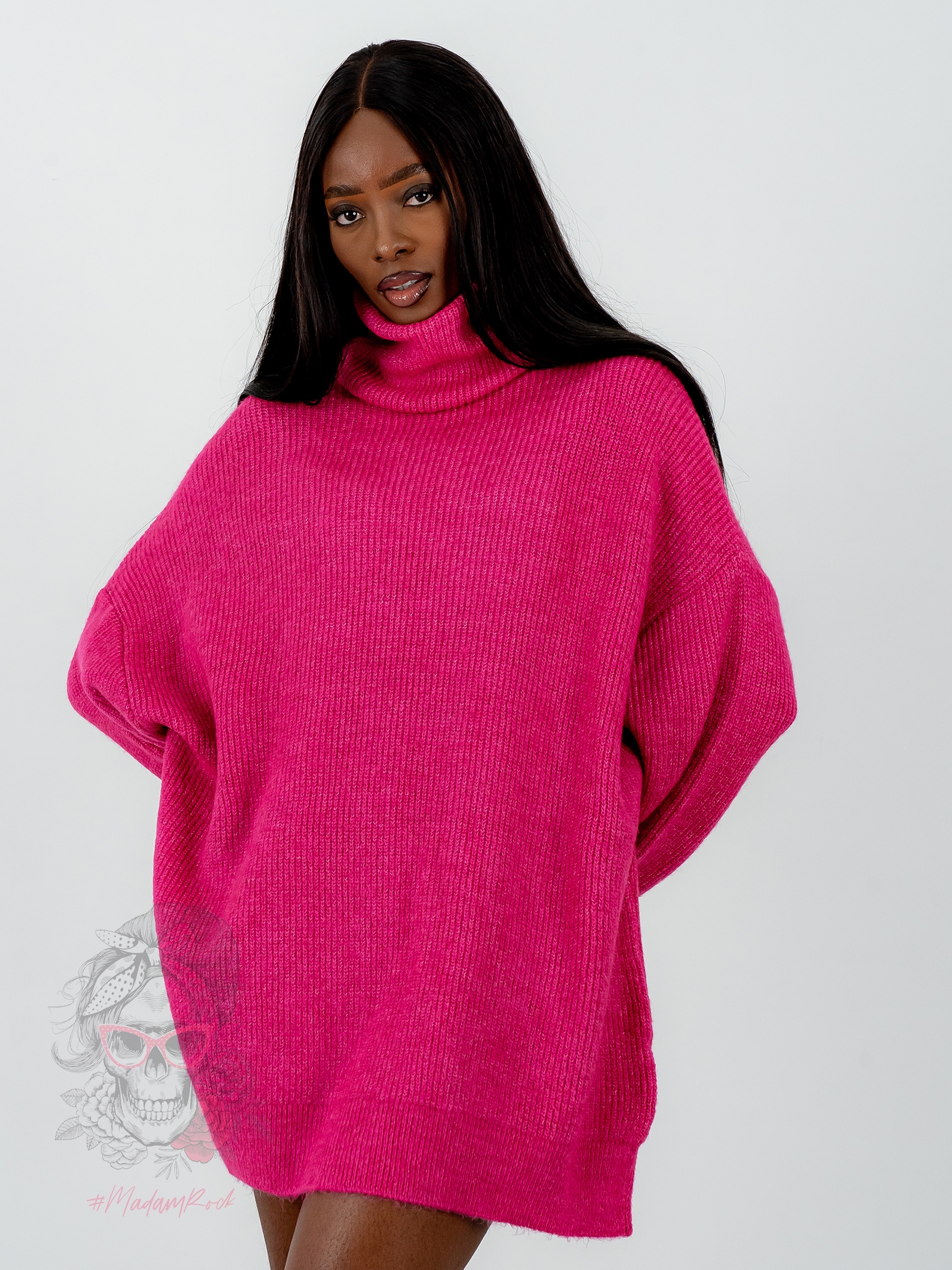 Sweter golf oversize Haat fuksja