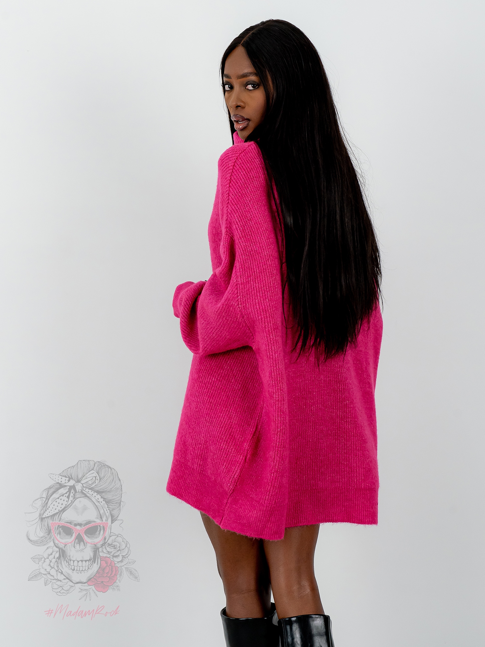 Sweter golf oversize Haat fuksja