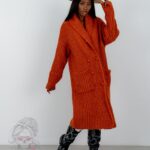 Kardigan premium Otto pomarańczowy