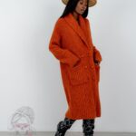 Kardigan premium Otto pomarańczowy