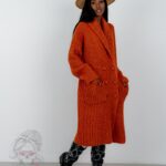 Kardigan premium Otto pomarańczowy