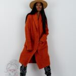 Kardigan premium Otto pomarańczowy