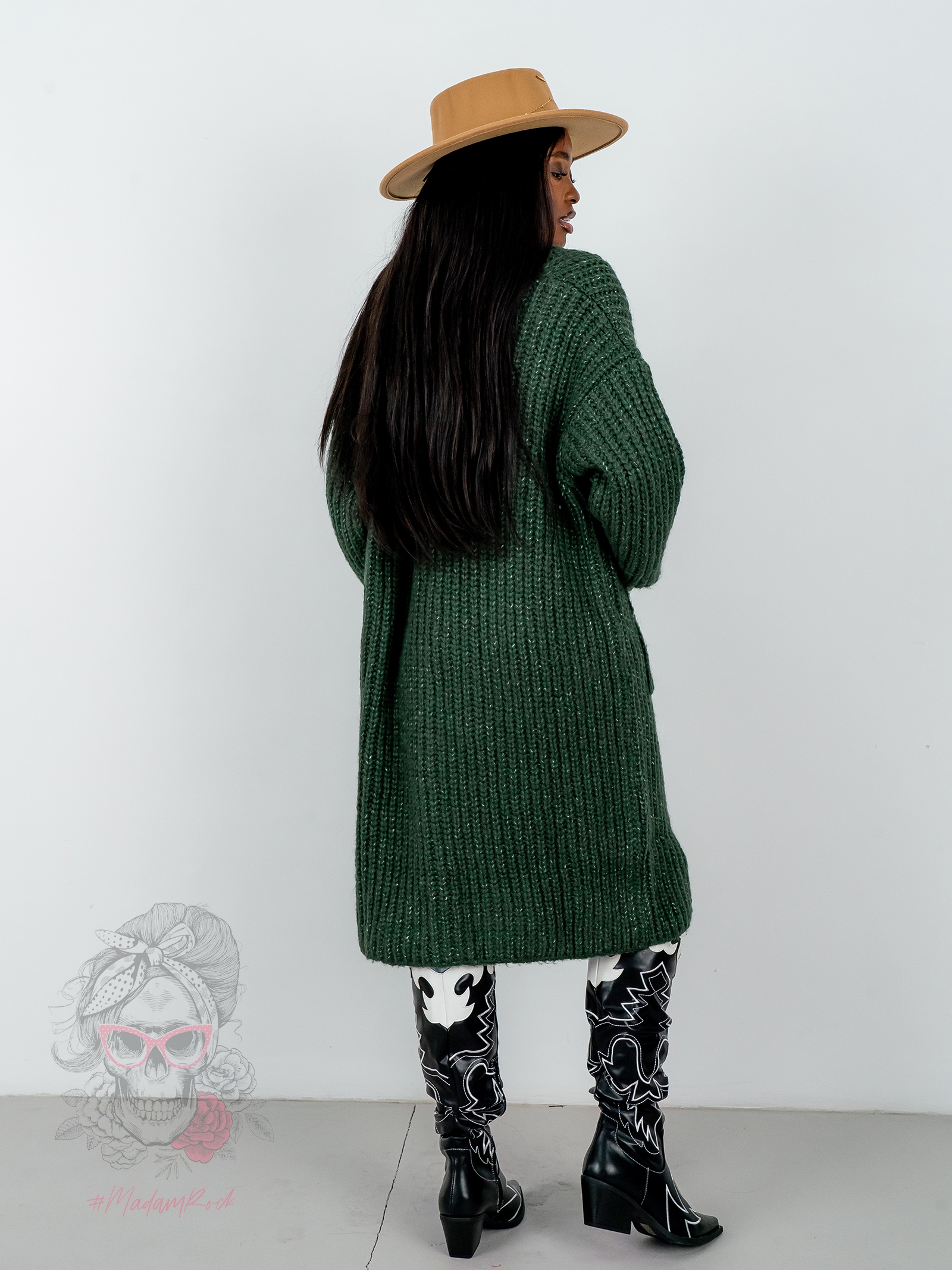 Kardigan premium Otto zielony