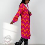 Kardigan kolorowy MiSunny fuksja