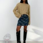 Sweter świąteczny Blisst złoty