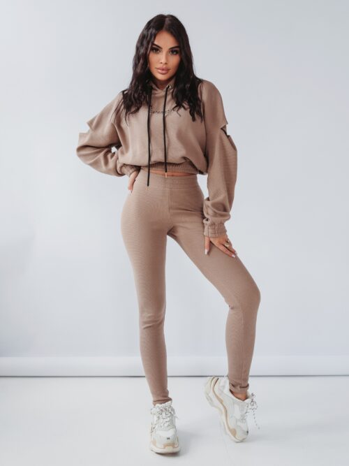 Komplet bawełniany Original Texture Ola Voga c.beżowy