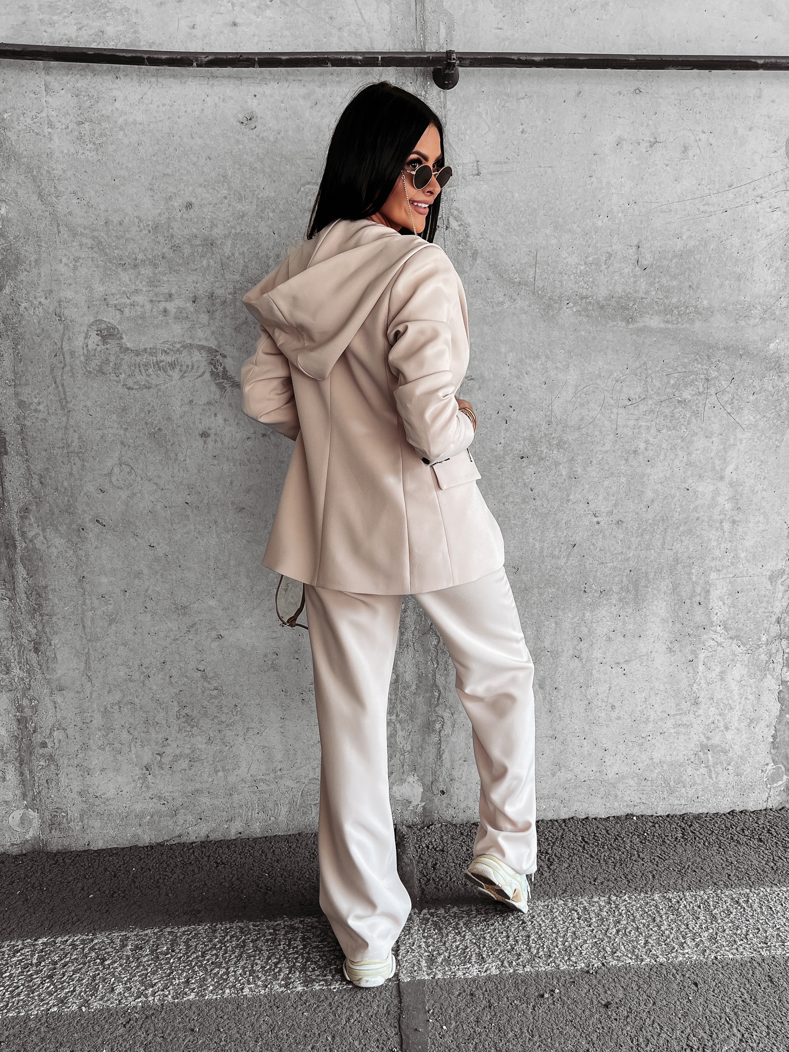 Garnitur komplet damski Kaylin Ola Voga beżowy