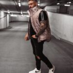 Kamizelka męska PUFFER MEN OLAVOGA beżowa