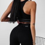 Spodnie wyszczuplające jeansowe LEA OLAVOGA czarne